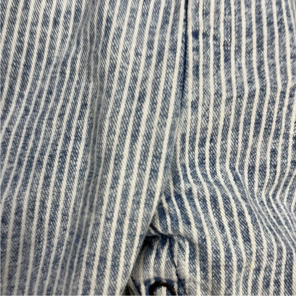 Vintage Oshkosh Bgosh Acid Wash Rail Road Stripe Overalls Made USA